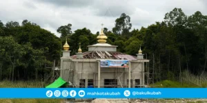 Pemasangan kubah stainless gold Kapuas Hulu_com