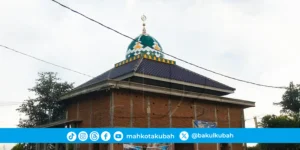 pemasangan kubah enamel 4m Singosari Malang_com