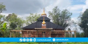 kubah masjid enamel galvalume Pagar Alam_com