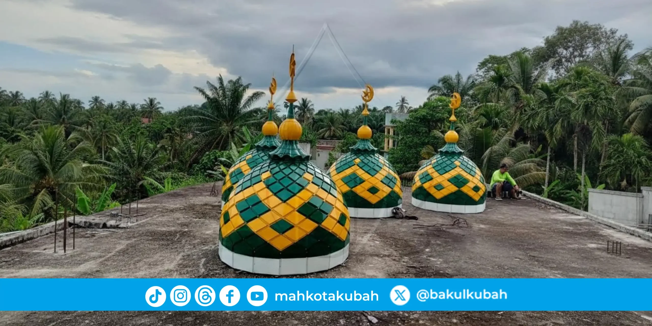 kubah masjid enamel galvalume nagan raya aceh_com
