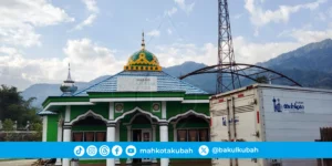 pemasangan kubah masjid enamel galvalume lebong bengkulu