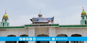 pemasangan di masjid jami' Al Falah desa sritabaang kec. Bolano kab. Parigi Moutong Sulteng_com